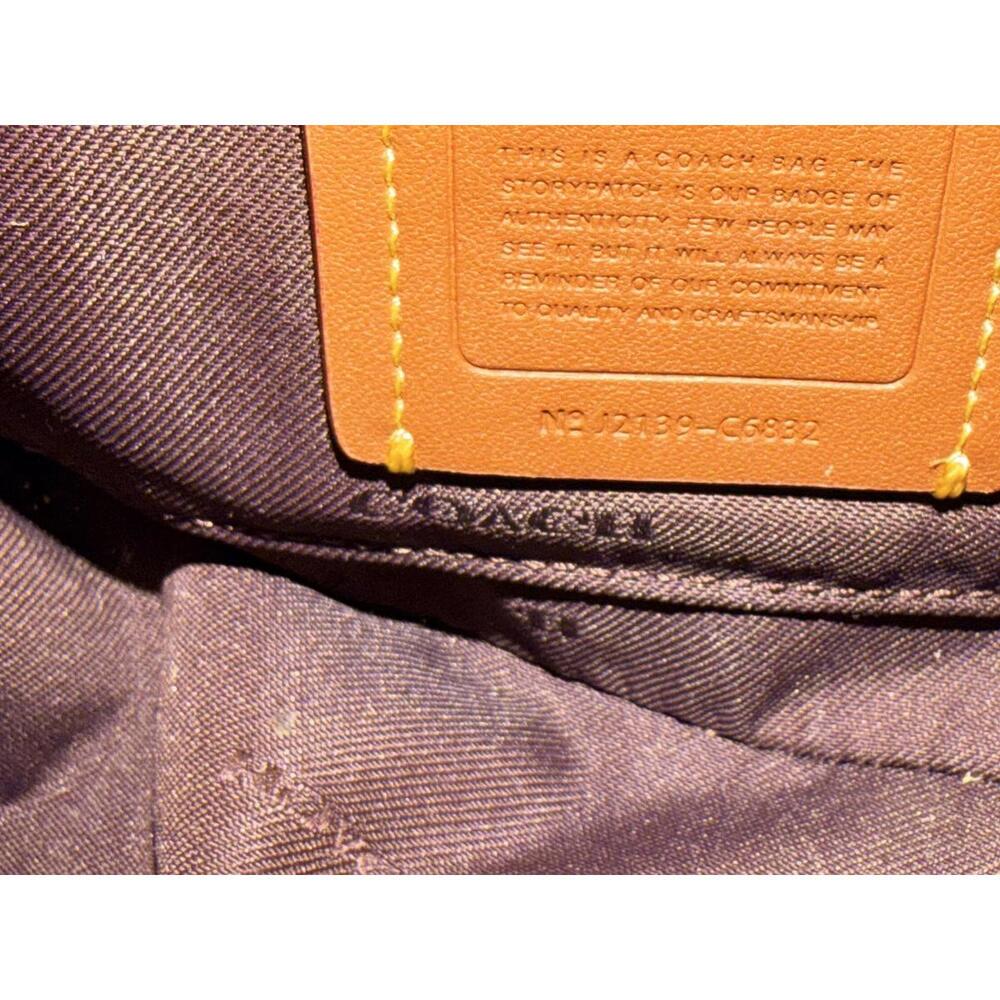 Coach Colorblock Multi Camera Bag Leather and Webbing Strap - Picture 9 of 9